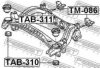 FEBEST TAB-311 Control Arm-/Trailing Arm Bush